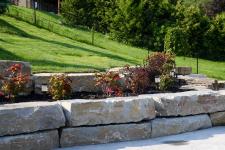 Inground Pools - Retaining Walls: Armour stone - Image: 266