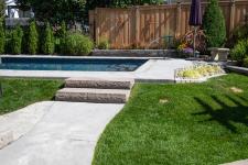 Inground Pools - Retaining Walls: Steps - Image: 287