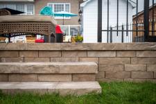 Inground Pools - Retaining Walls: Steps - Image: 288