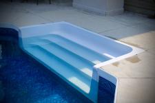 Inground Pools - Fiberglass Pool Steps - Image: 309